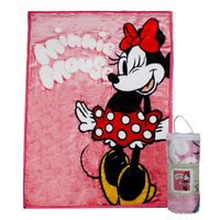 Frazada Ultra Soft Minnie Mouse 110x140cm Rosado
