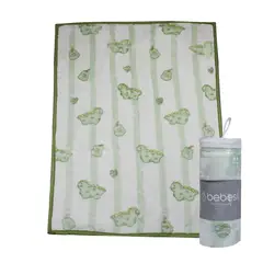 BEBESIT - Frazada Ultra Soft Dino 110x140cm Verde