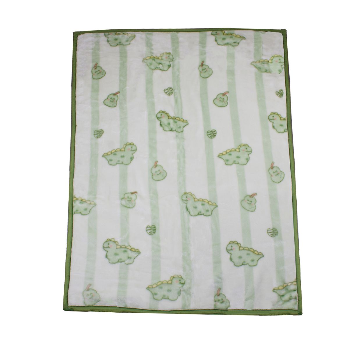 BEBESIT - Frazada Ultra Soft Dino 110x140cm Verde Bebesit