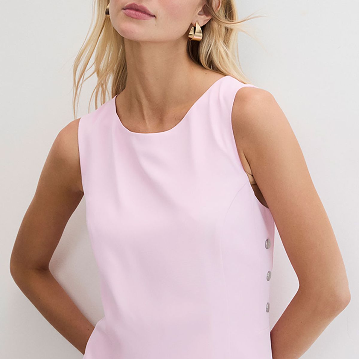 ASH - Vestido Corto Rosado Mujer Ash