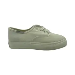 HERIEL - Zapatilla Blanca Textil Mujer.