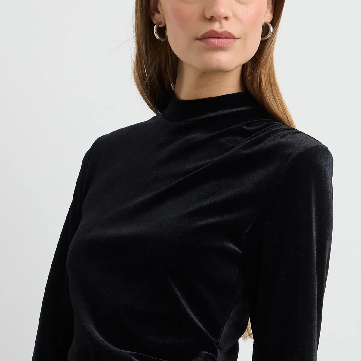 IO - Vestido Corto Negro Mujer Io