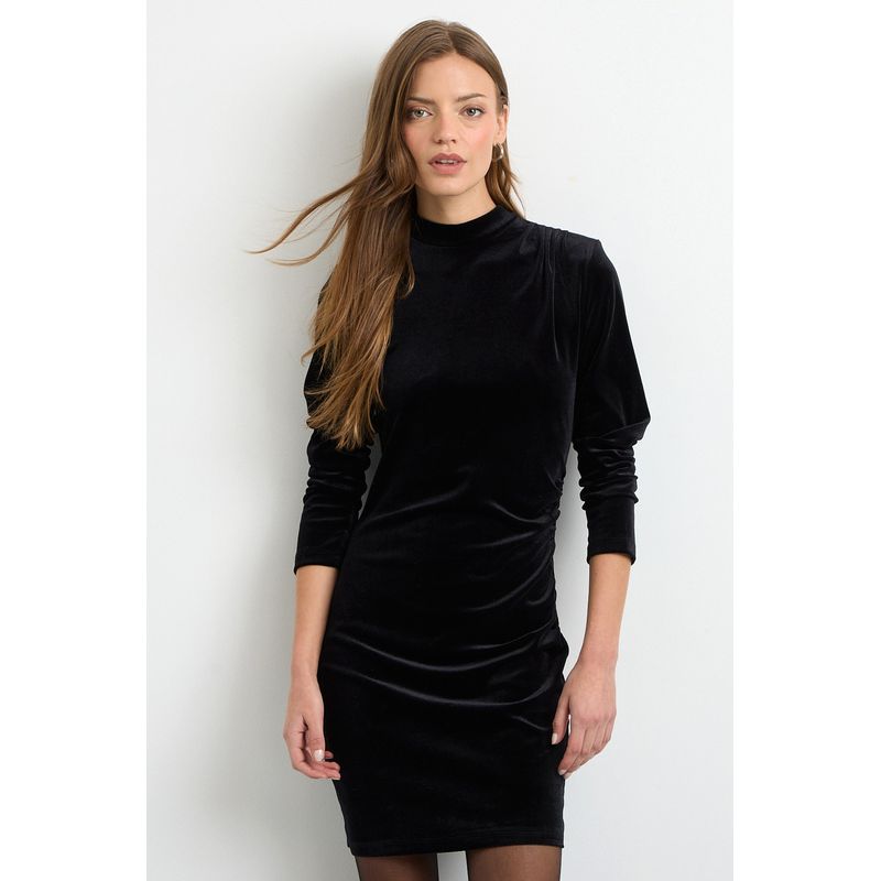 IO - Vestido Corto Negro Mujer Io
