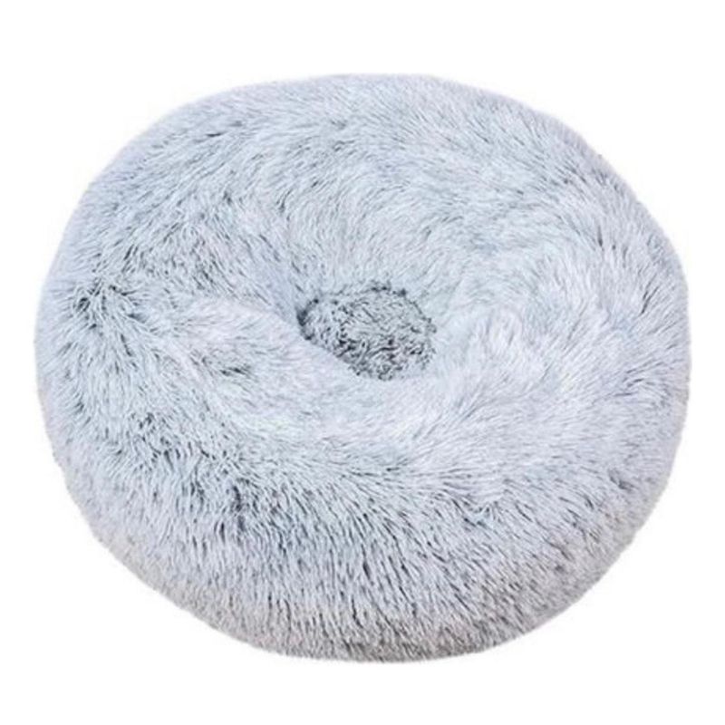 GENERICO - Cama De Felpa 50cm Para Mascotas Para Invierno Gris Claro
