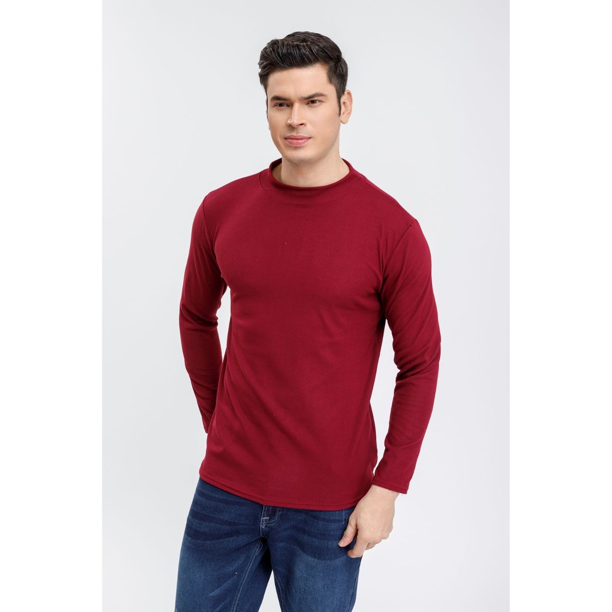 LIKE SHOP - Polera Beatle Hombre Térmica Frisada Manga Larga Invierno 2041
