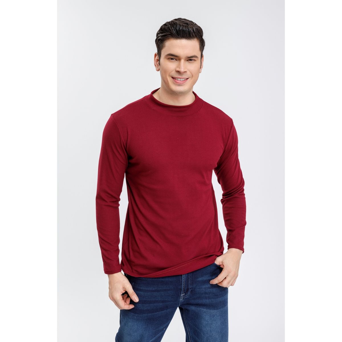 LIKE SHOP - Polera Beatle Hombre Térmica Frisada Manga Larga Invierno 2041