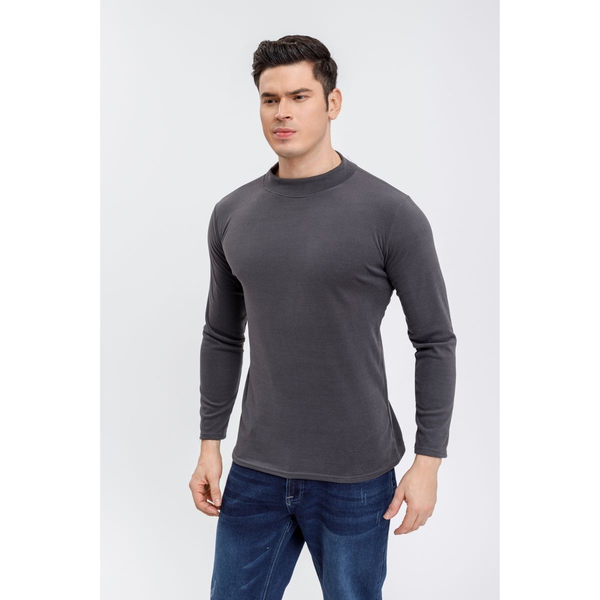 LIKE SHOP - Polera Beatle Hombre Térmica Frisada Manga Larga Invierno 2041