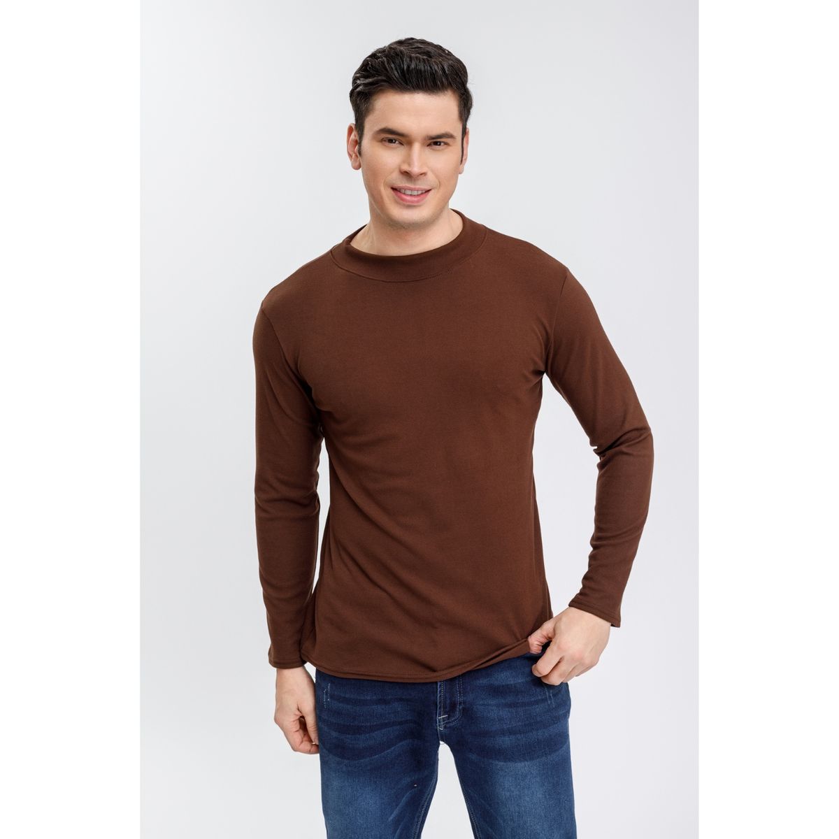 LIKE SHOP - Polera Beatle Hombre Térmica Frisada Manga Larga Invierno 2041