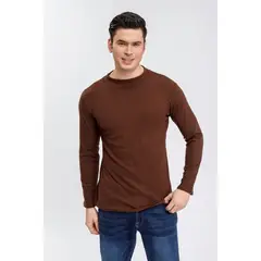 MPROPIA - Polera Beatle Hombre Térmica Frisada Manga Larga Invierno 2041