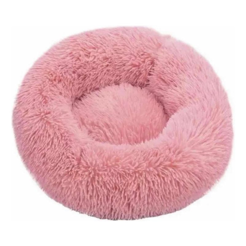 GENERICO - Cama De Felpa 80cm Para Mascotas Para Invierno Ros Palo