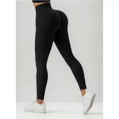 LIKE SHOP - Calza Acanalada Mujer Verano Tiro Alto Yoga Gym 8010