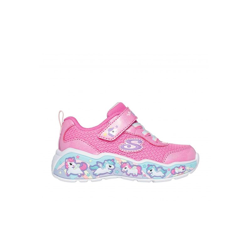 SKECHERS - Zapatilla Niña Play Scene Fun Squad Rosado MT Skechers.