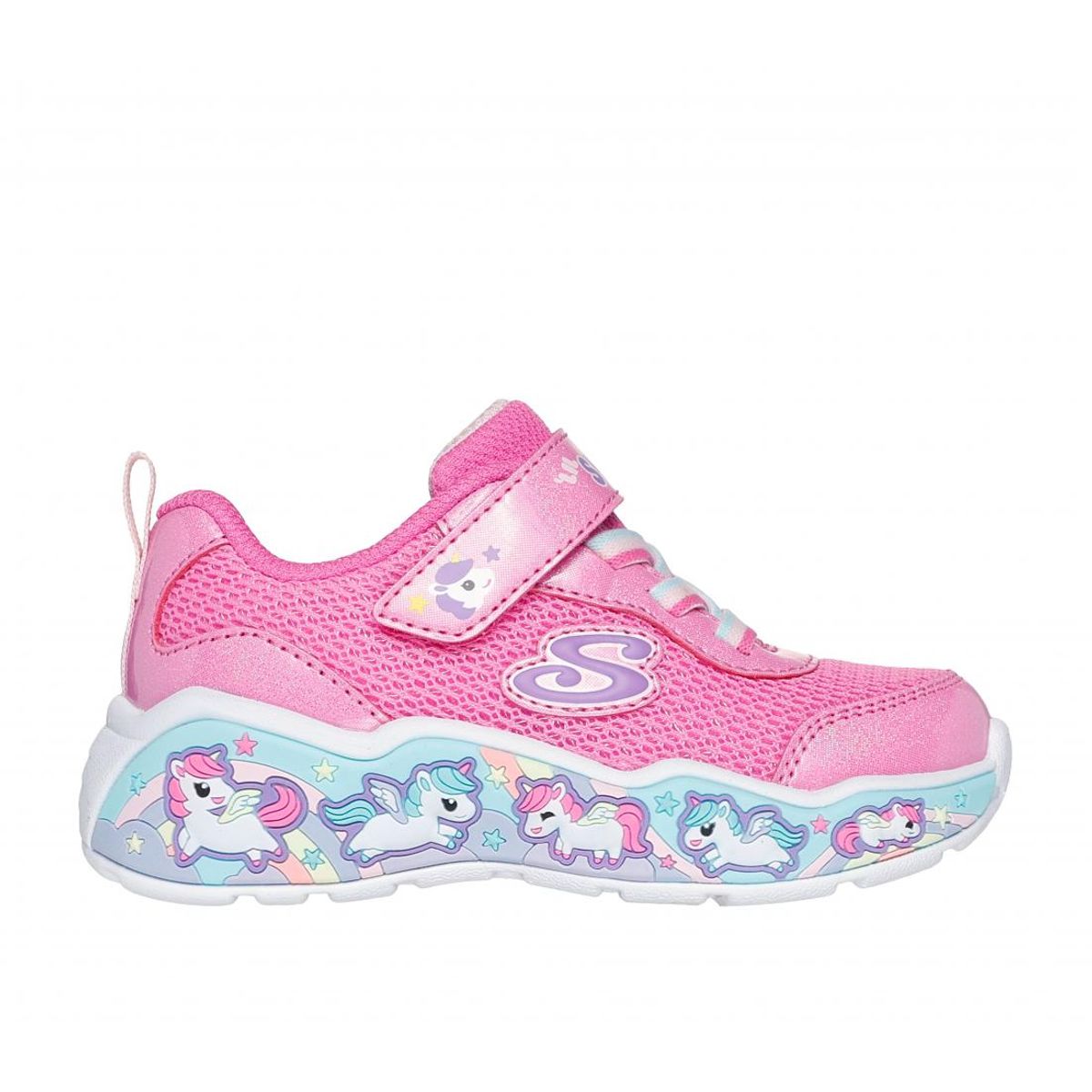 SKECHERS - Zapatilla Niña Play Scene Fun Squad Rosado MT Skechers