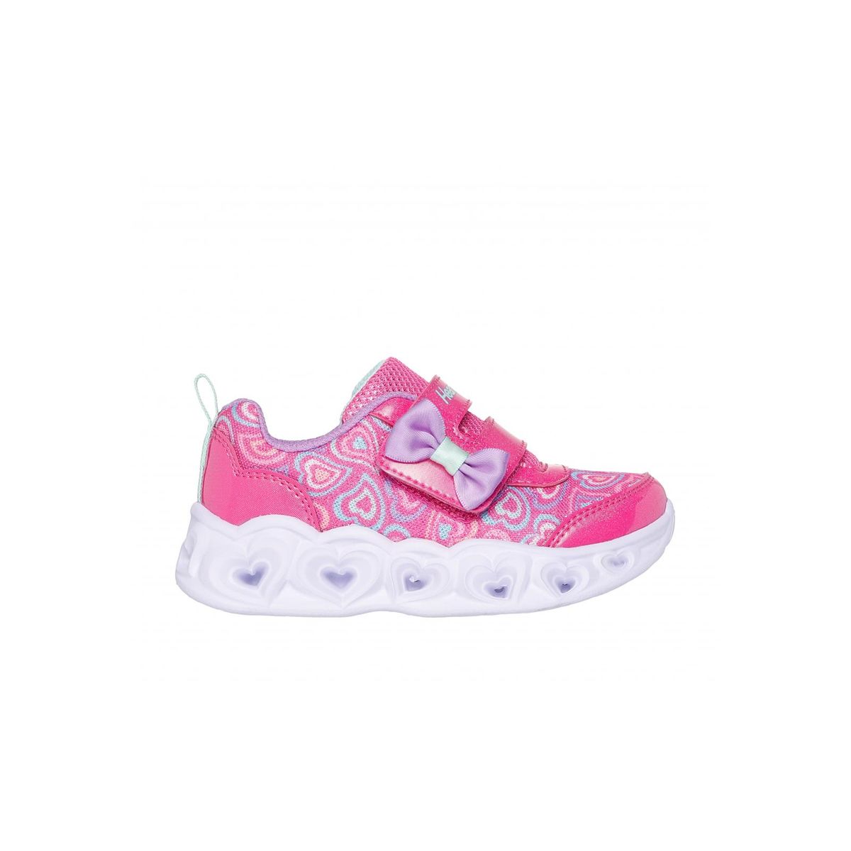 SKECHERS - Zapatilla Niña Heart Lights Boogie Land Rosado Skechers