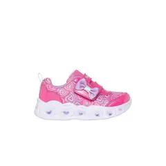 SKECHERS - Zapatilla Niña Heart Lights Boogie Land Rosado