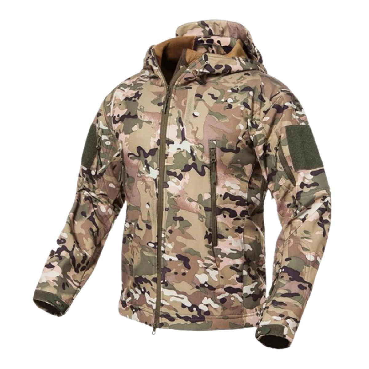 EKOL TACTICA MILITAR - Chaqueta Softshell Tactica Militar Con Capucha Impermeable