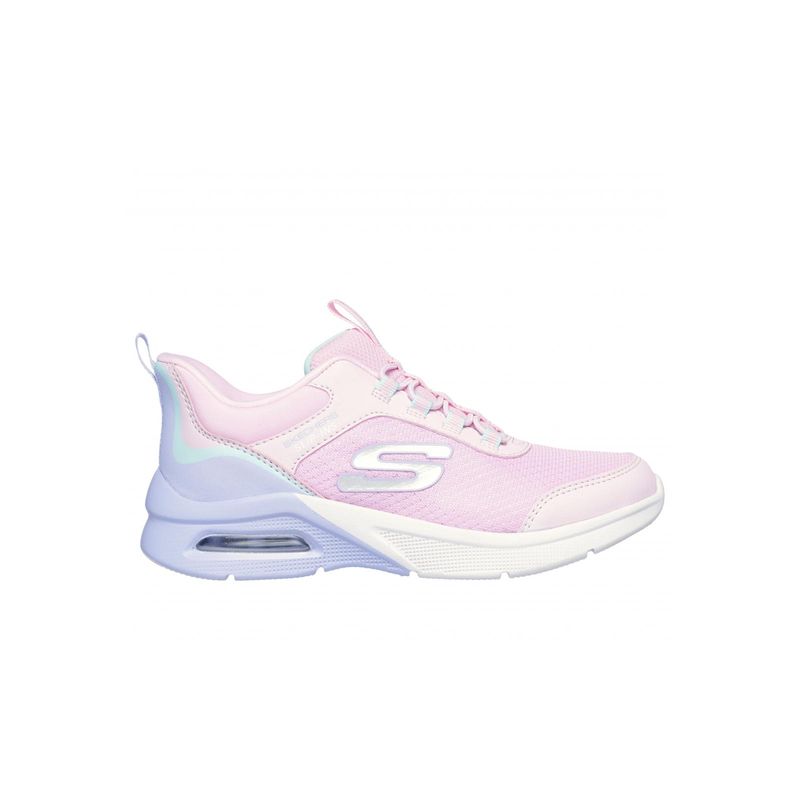 SKECHERS - Zapatilla Niña Microspec Max Color Trifect Rosado Skechers
