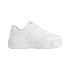 ALPHABET - Zapatillas Mujer Walk Platform Low Blancas