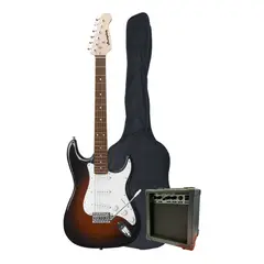 SCORPION - PACK GUITARRA ELECTRICA SUNBURST PAC-10SB