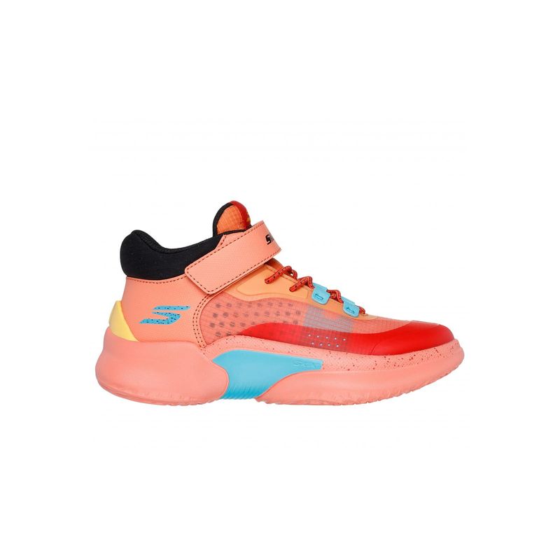 SKECHERS - Zapatilla Niño Skx Court Hype HooperHero Naranja Skechers