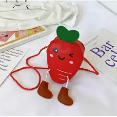 GENERICO - Cartera linda para niña de cuero sintético 14×11cm