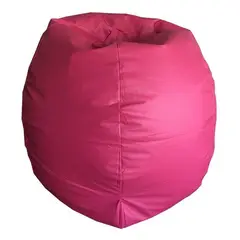 REHUCE - Puff eco cuero M - Fucsia