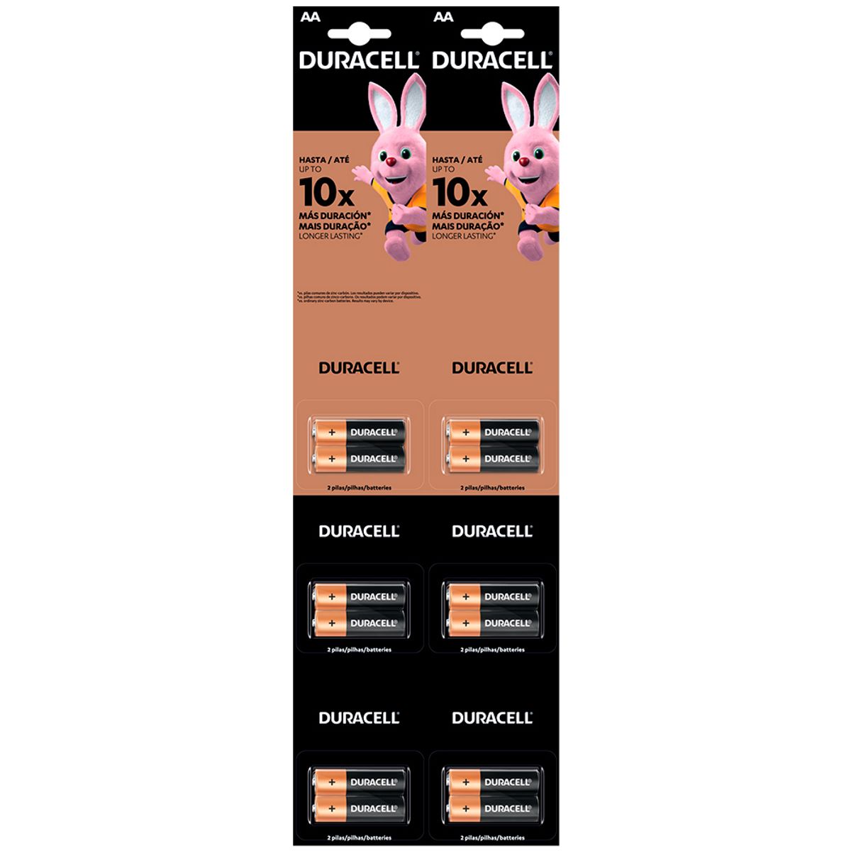 DURACELL - Pila Alcalina Duracell Tira AA 2x6 (12 uds)