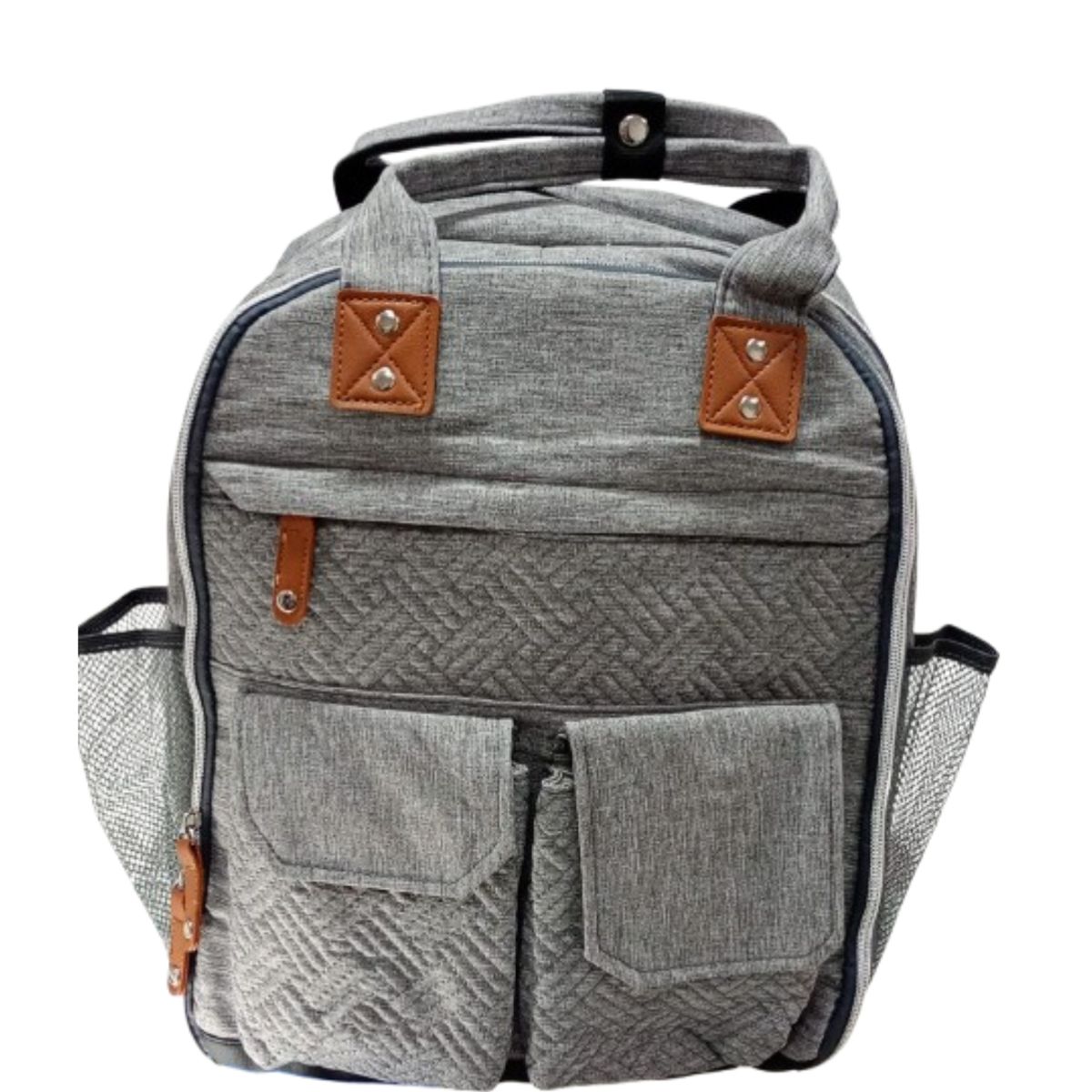 GENERICO - Pañalera Bolso Multifuncional Dos Compartimientos + Mudador