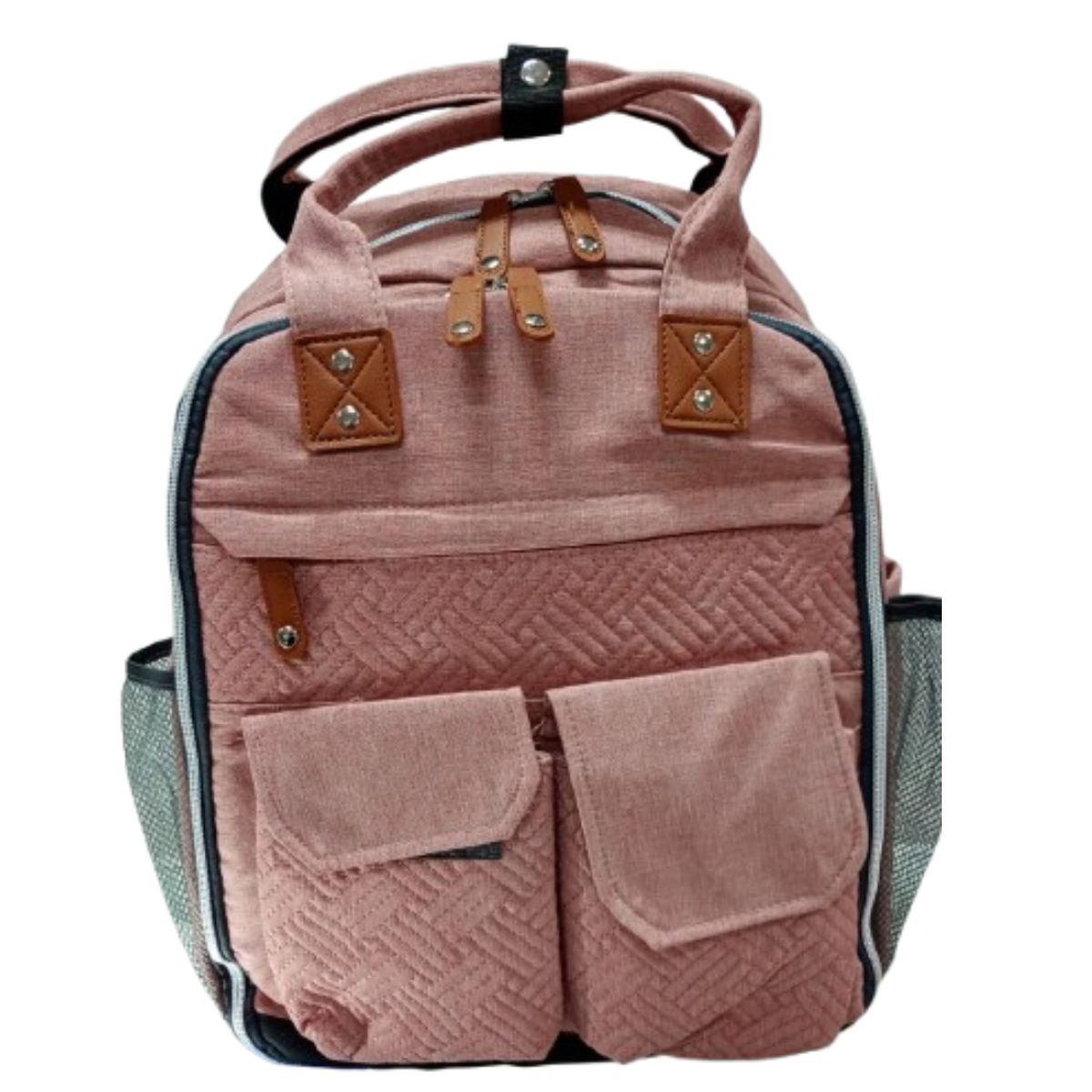 GENERICO - Pañalera Bolso Multifuncional Dos Compartimientos + Mudador