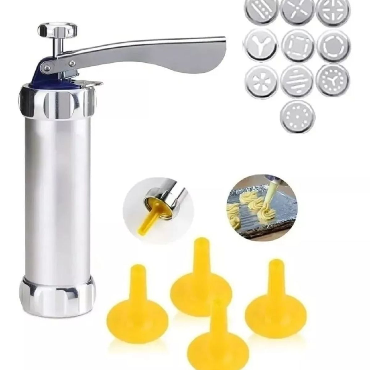 GENERICO - Maquina Para Hacer Galletas Rellenar Churros Reposteria