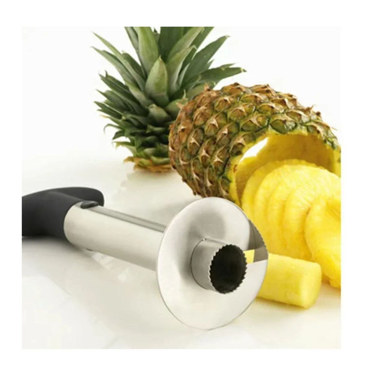GENERICO - Extractor Corazon Piña Cortador Rebanador Picador Cocina