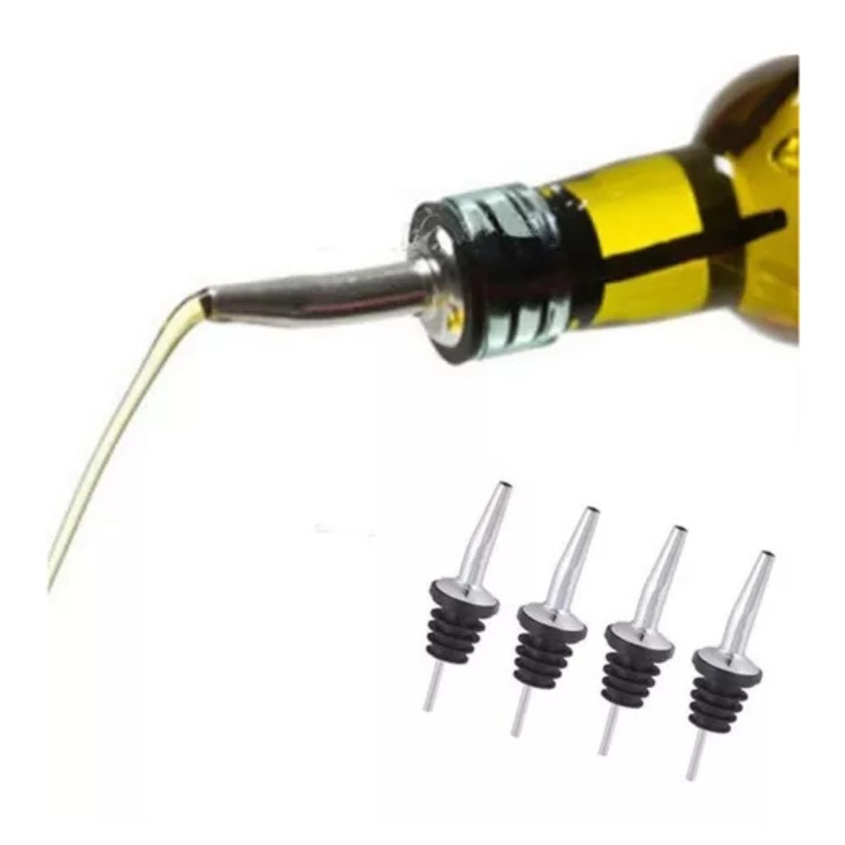 GENERICO - Tapón X2 Dosificador Vertedor Dispensador Aceite Licor Vino