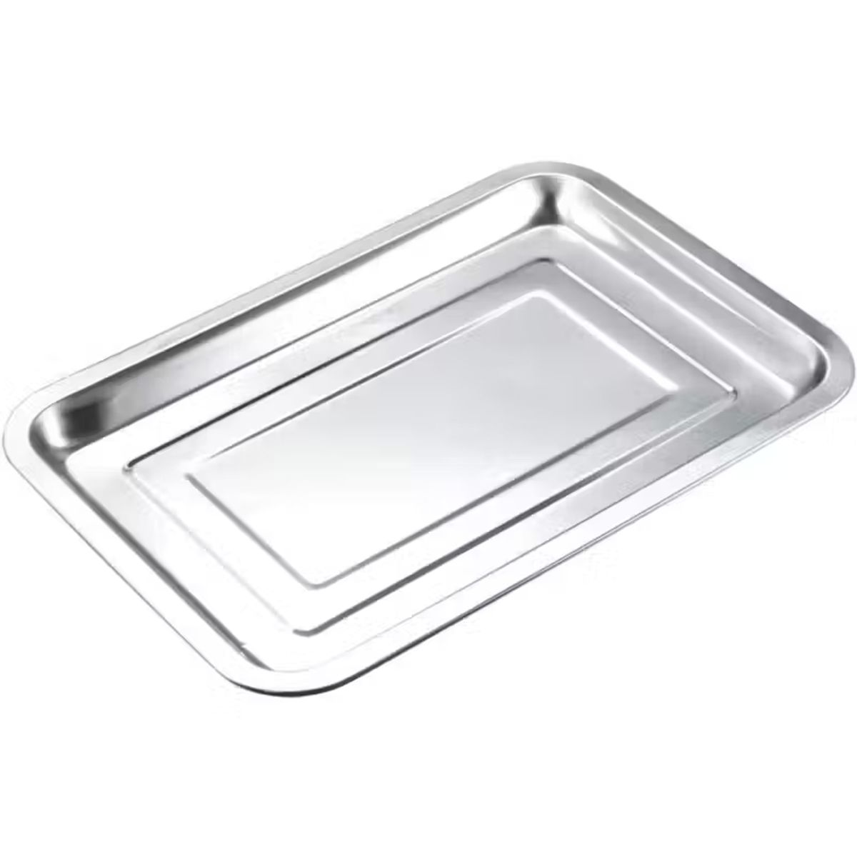 GENERICO - Bandeja Profunda Horno Parrilla Acero Multiuso 40 x 30cm