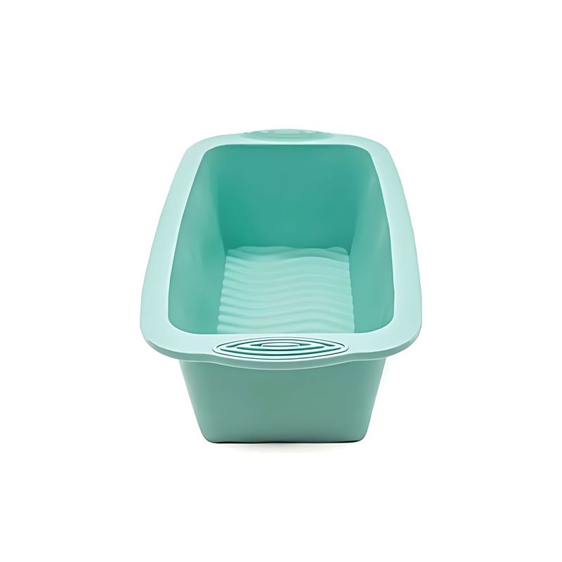 GENERICO - Molde De Silicona Rectangular Para Pan Molde Queque Color Celeste.