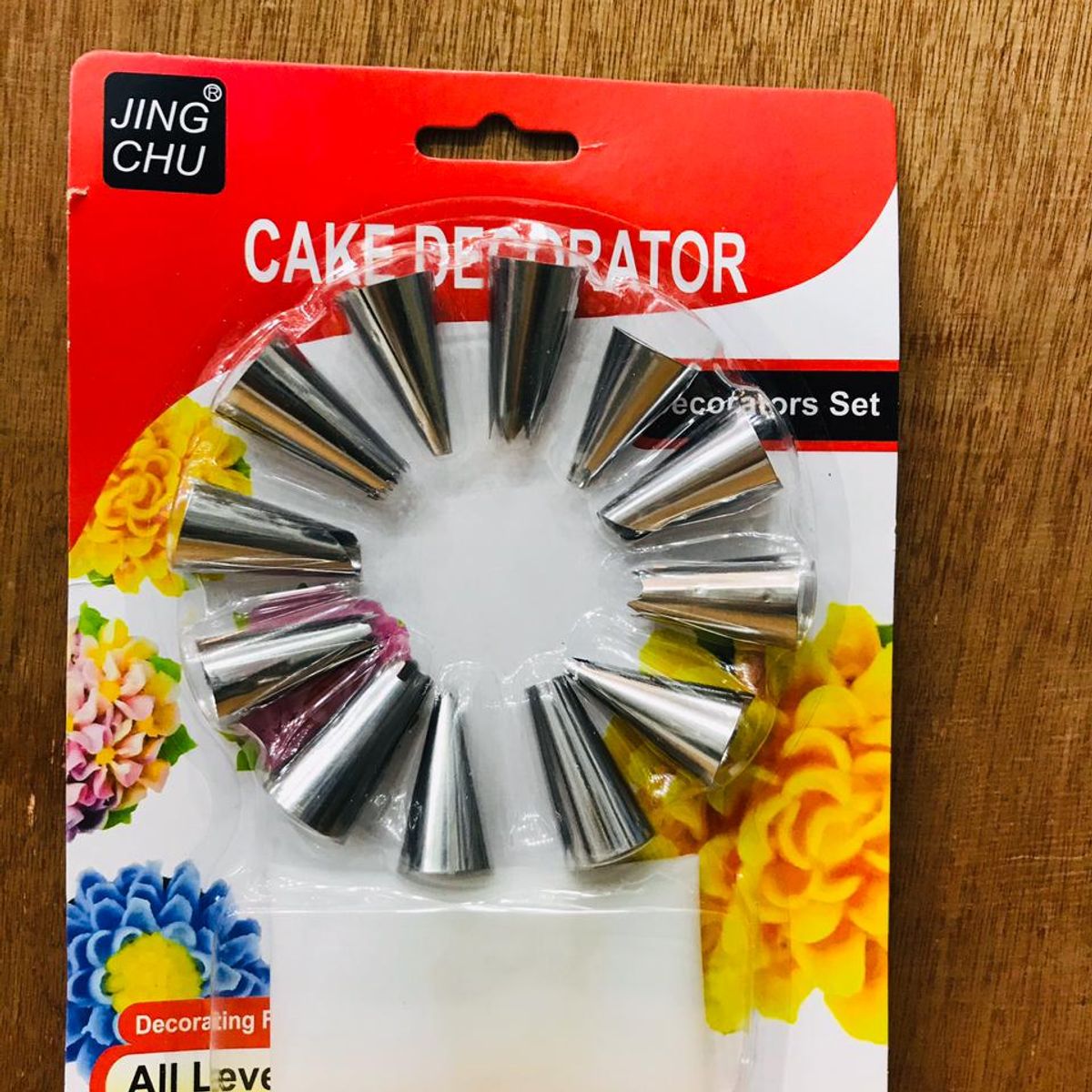 GENERICO - Set 12 Boquillas + Manga Pastelería Repostería Decoración