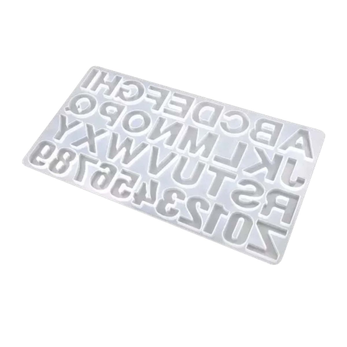 GENERICO - Molde De Silicona Letras Reposteria Moldes 36 Cavidades