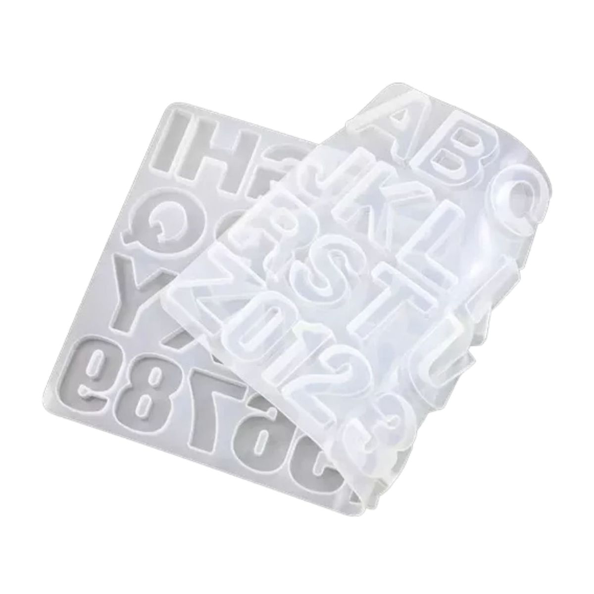 GENERICO - Molde De Silicona Letras Reposteria Moldes 36 Cavidades