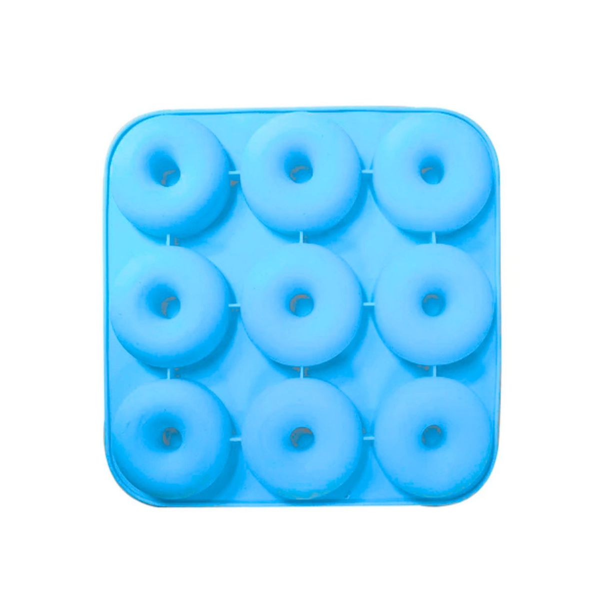 GENERICO - Moldes Silicona Donas Moldes De Silicona Donut Molde Dona Azul