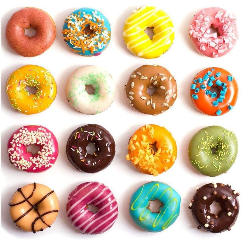 GENERICO - Moldes Silicona Donas Moldes De Silicona Donut Molde Dona Rosa