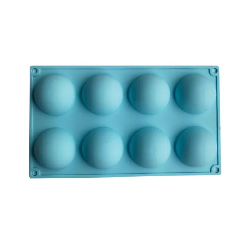 GENERICO - Molde De Silicona Chocolate Molde Silicona 8 Media Esfera