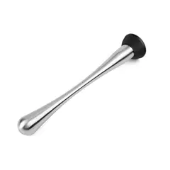 GENERICO - Mortero Profesional 22cm Estriado Acero Coctelería Tragos