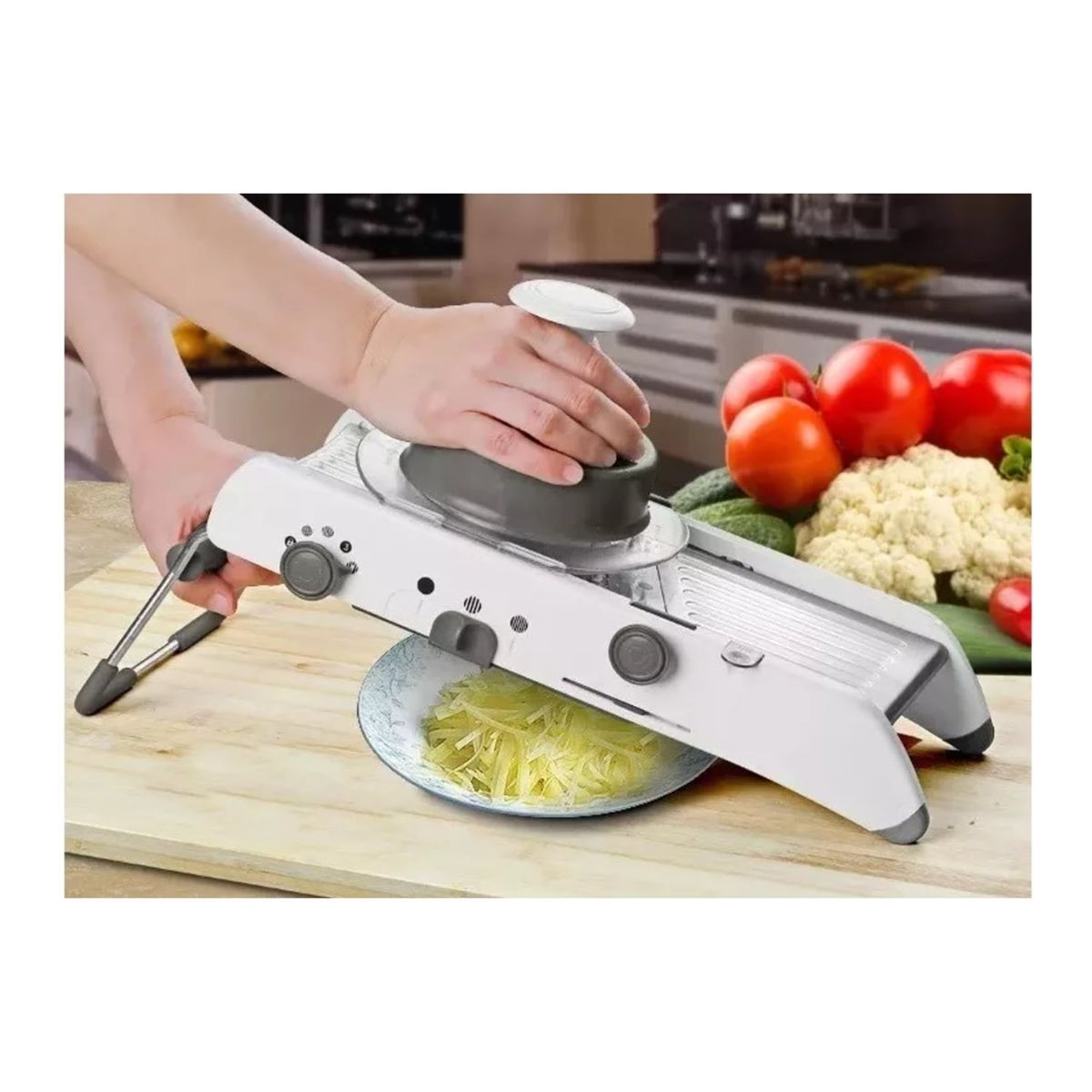 GENERICO - Picador Rallador De Verduras Cortador De Alimentos Cocina