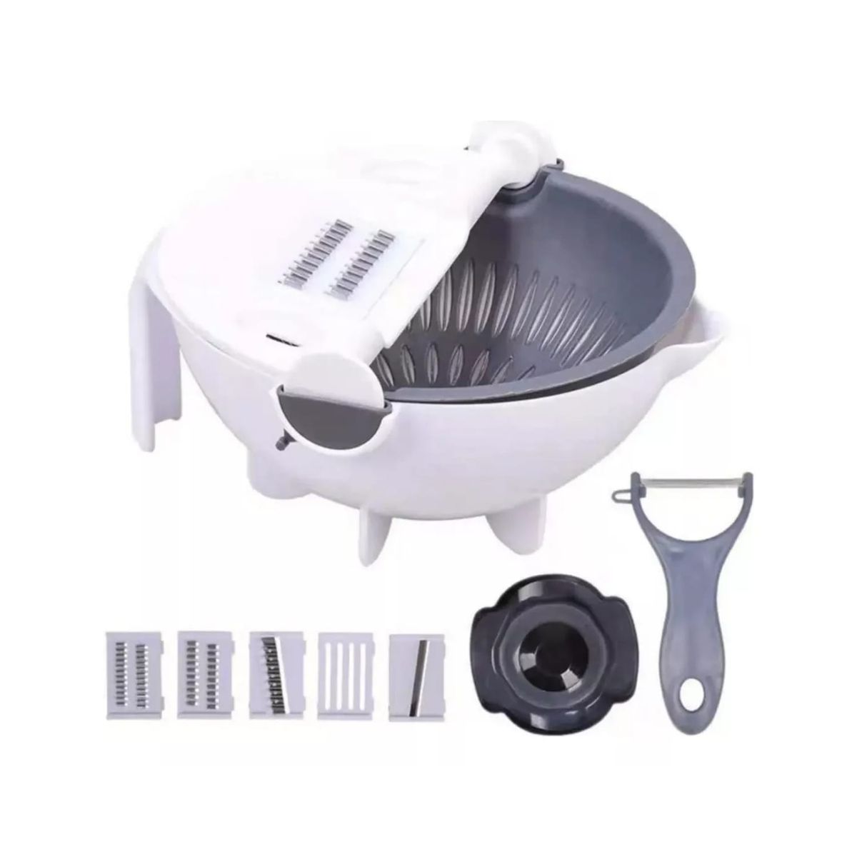 GENERICO - Picador Rallador Escurridor De Verduras Gitatorio Multiuso