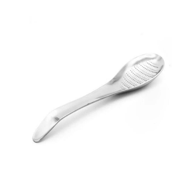 GENERICO - Rallador Para Ajo Diseño Cuchara Jengibre Acero Cocina