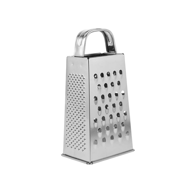 GENERICO - Rallador 4 Caras Para Frutas Verduras Accesorio Cocina Acero