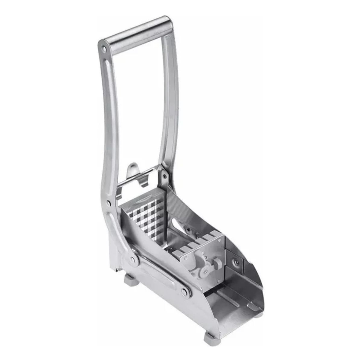 GENERICO - Maquina Manual Rebanadora Cortadora De Papa Fritas Acero.