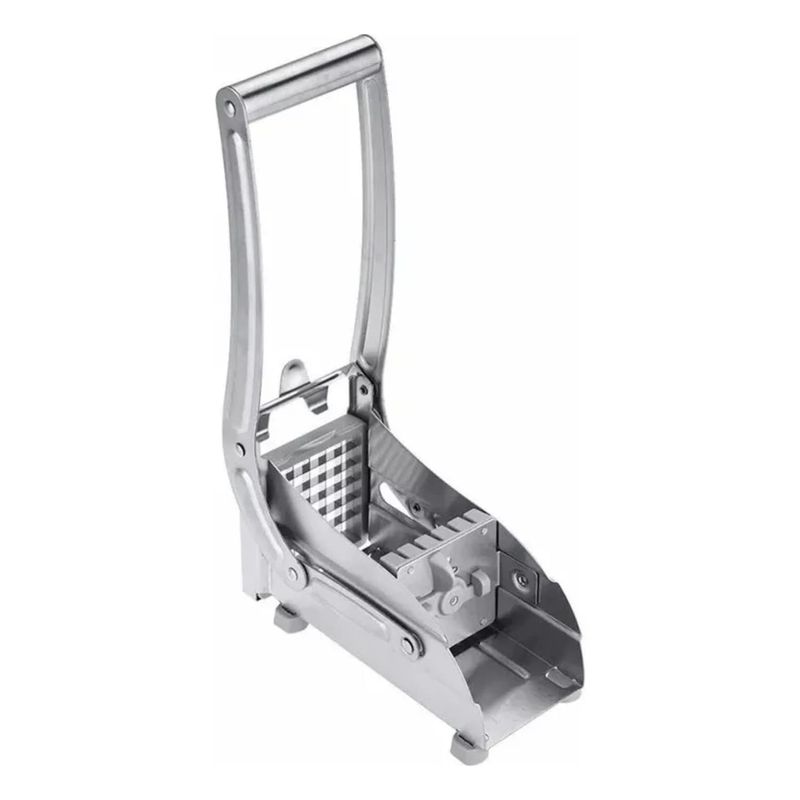 GENERICO - Maquina Manual Rebanadora Cortadora De Papa Fritas Acero.