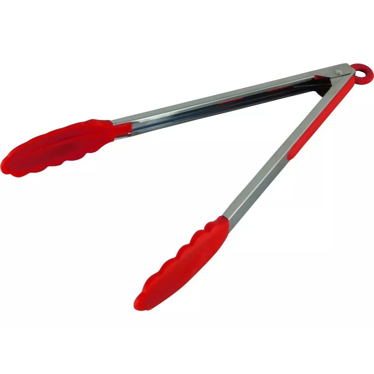 GENERICO - Pinza Tenaza 29cm Silicona Mango Acero Asado Cocina Bbq Multiuso