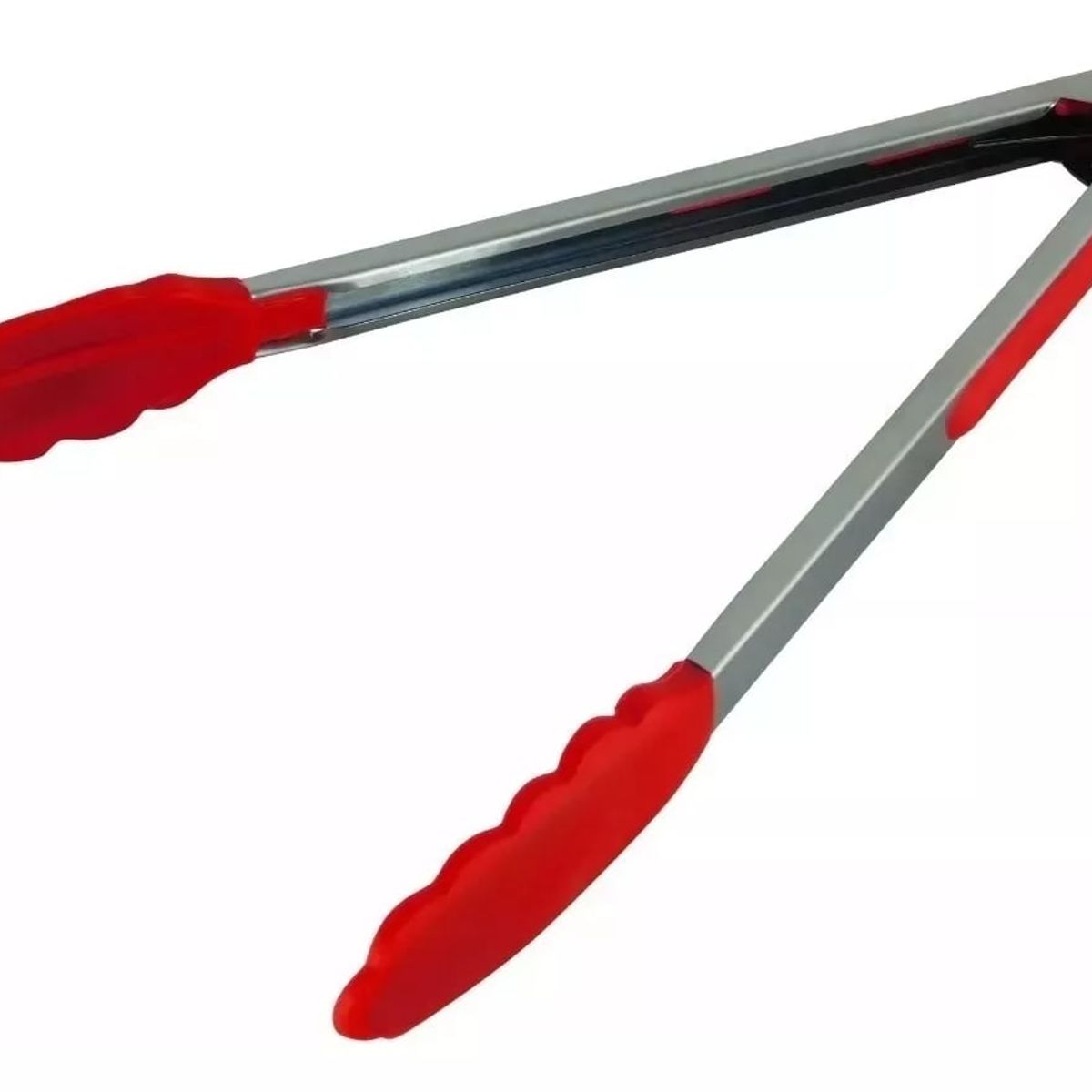 GENERICO - Pinza Tenaza 29cm Silicona Mango Acero Asado Cocina Bbq Multiuso