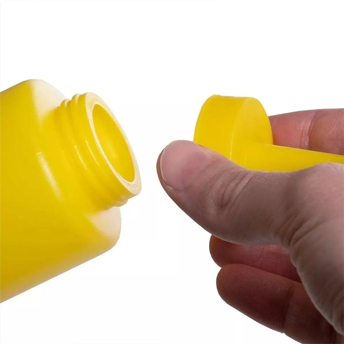 GENERICO - Set 2 Pote 16cm Salsas Dispensador Ketchup Mostaza Para Salsa